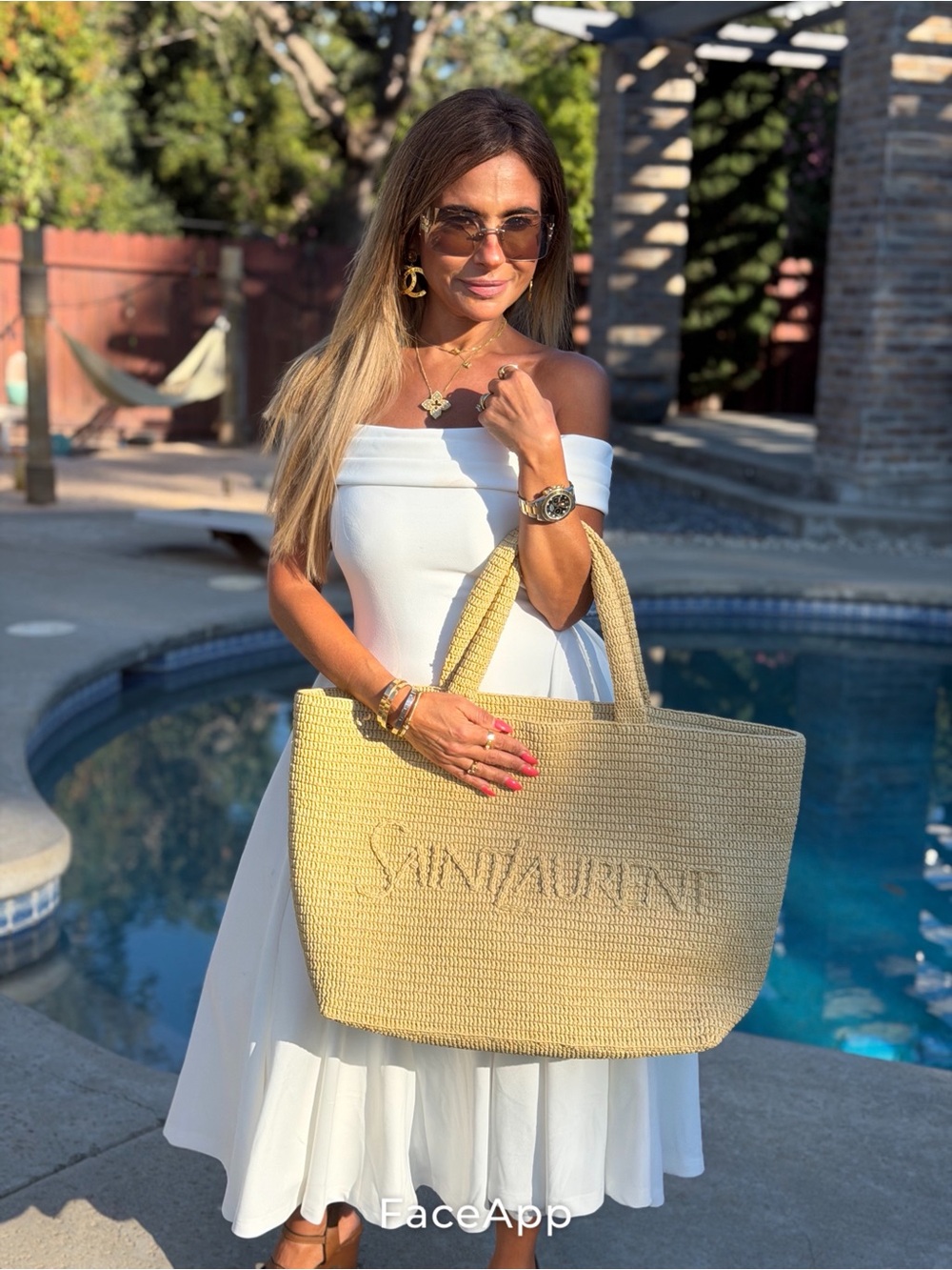 Saint Laurent  Raffia Natural Beige
Tote Bag - New Straw Tote Bag i